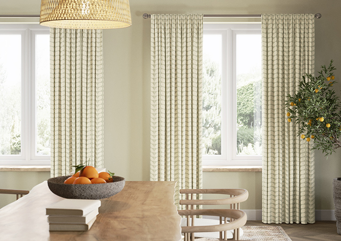 Orla Kiely Solid Stem, Pebble - Made to Measure Curtains - Image 3